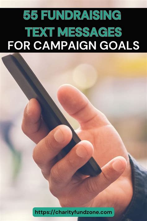 55 Fundraising Text Messages for Various Campaign Goals.